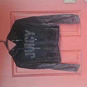 Juicy Crop Velour Hoodie